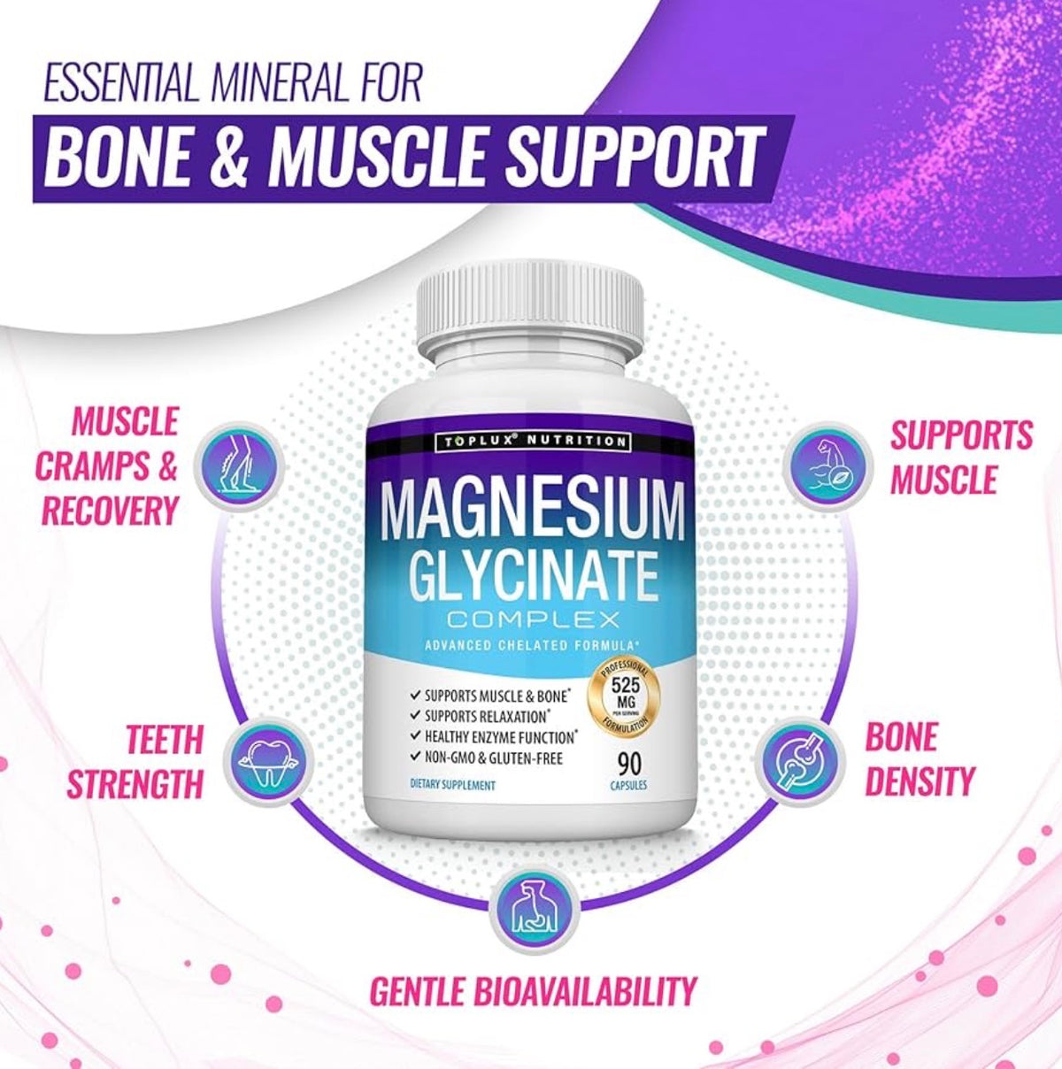 8-in-1 Magnesium Complex For Better Digestion & Overall Health