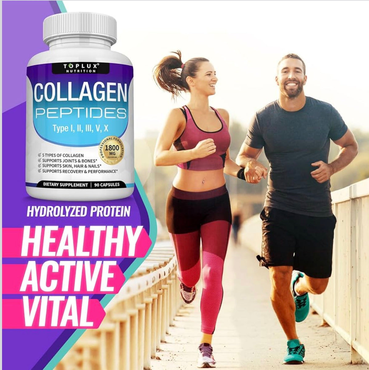 Collagen Peptides For Youthful Skin & Healthy Hair